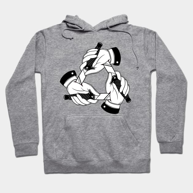 Hand Triangle Hoodie by Woah_Jonny